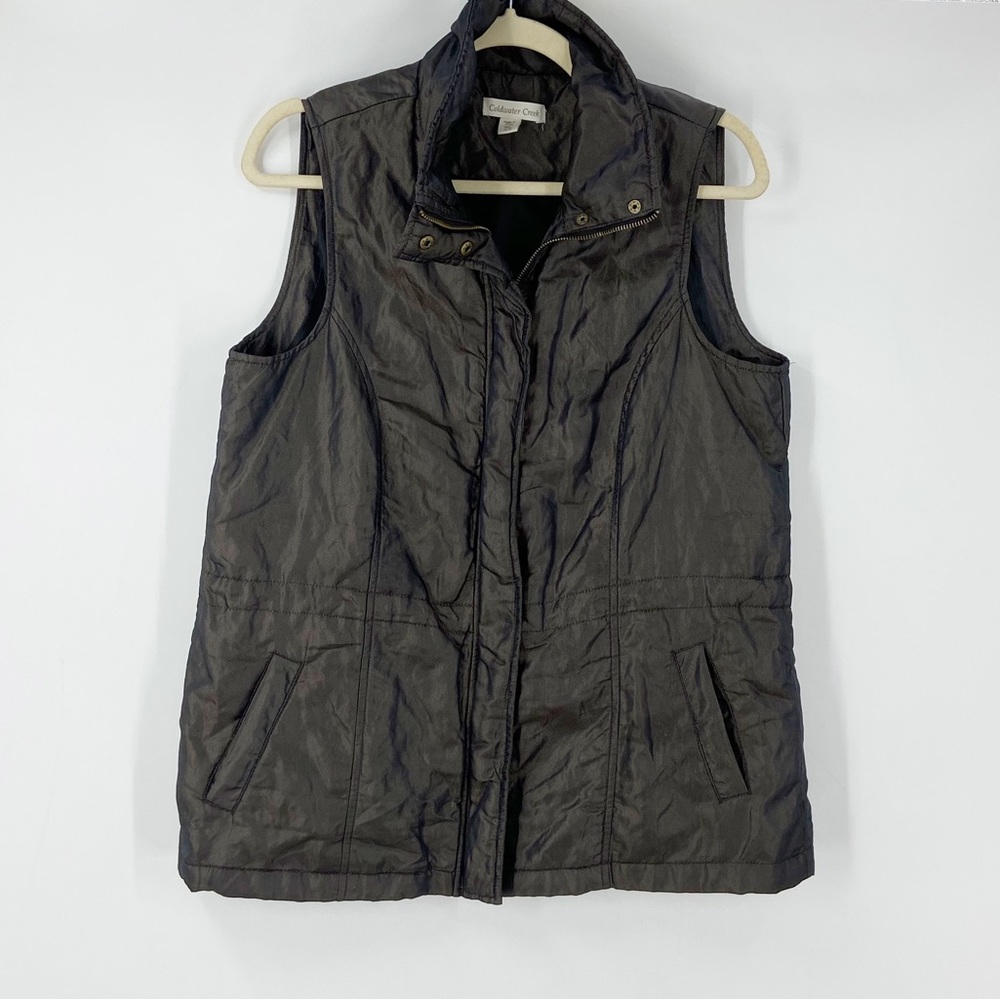 Coldwater Creek Lightweight Vest Womens Medium Petite 10-12